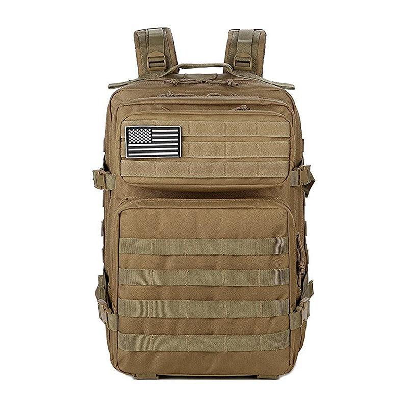 Camouflage Mountaineering Bag with Mesh Pocket for Outdoor Activities