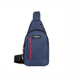 Men's Waterproof Nylon Chest Bag Casual Shoulder Storage Bag