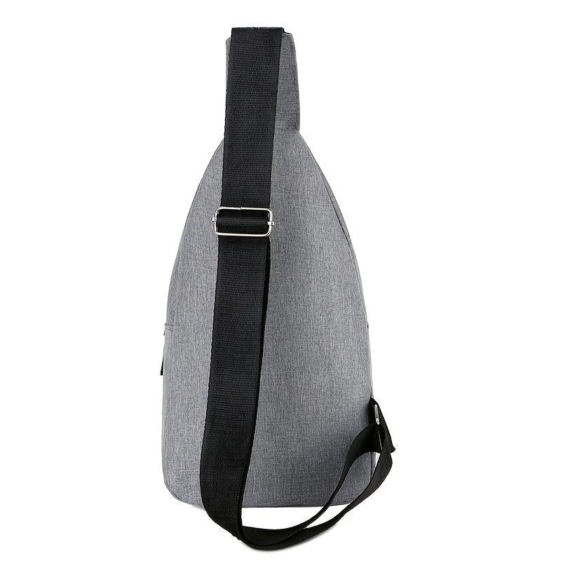 Men's Waterproof Nylon Chest Bag Casual Shoulder Storage Bag