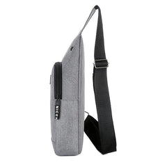 Men's Waterproof Nylon Chest Bag Casual Shoulder Storage Bag