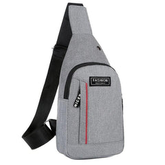 Men's Waterproof Nylon Chest Bag Casual Shoulder Storage Bag