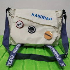Men's Women's Crossbag Canvas Messenger Bag Large Capacity