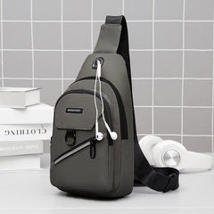 Crossbody Sling Bag Lightweight Chest Pack for Travel Outdoors