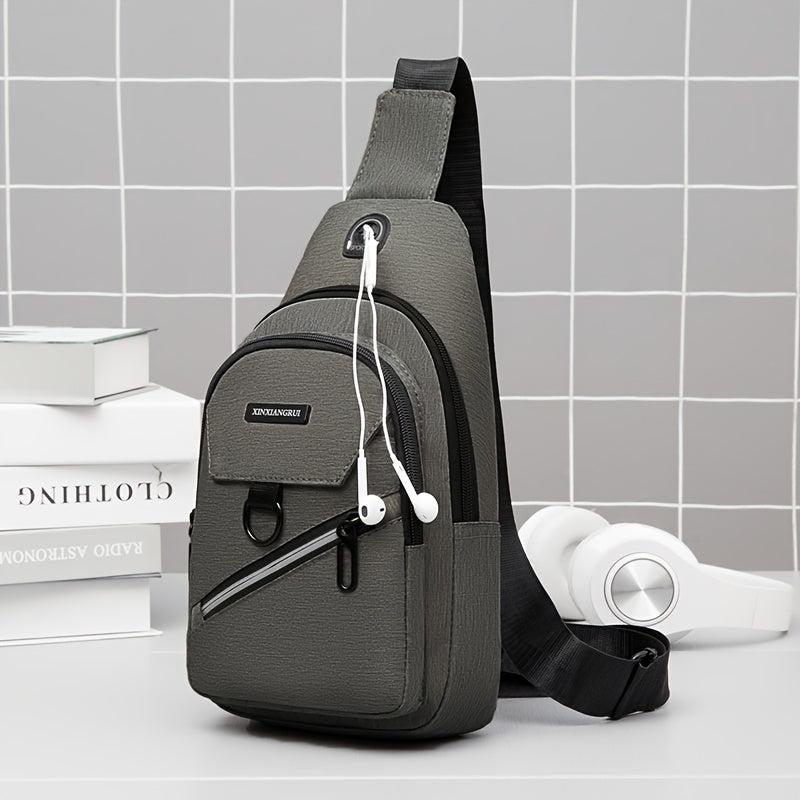 Crossbody Sling Bag Lightweight Chest Pack for Travel Outdoors