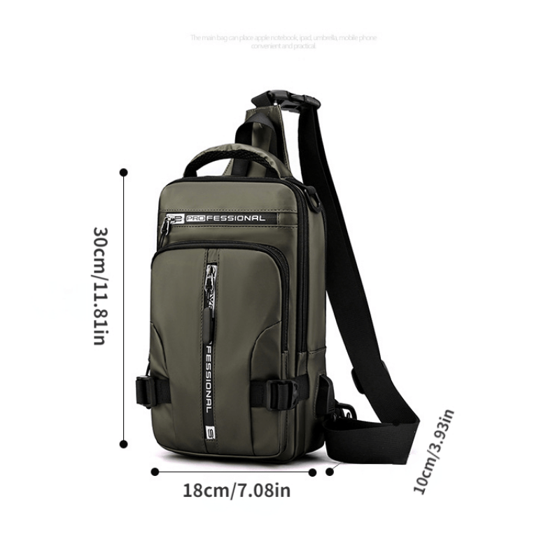 Men's Casual Waterproof Crossbody Bag