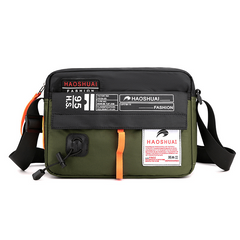 Men's Waterproof Nylon Shoulder Bag for Travel