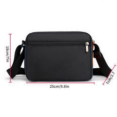 Men's Waterproof Nylon Shoulder Bag for Travel