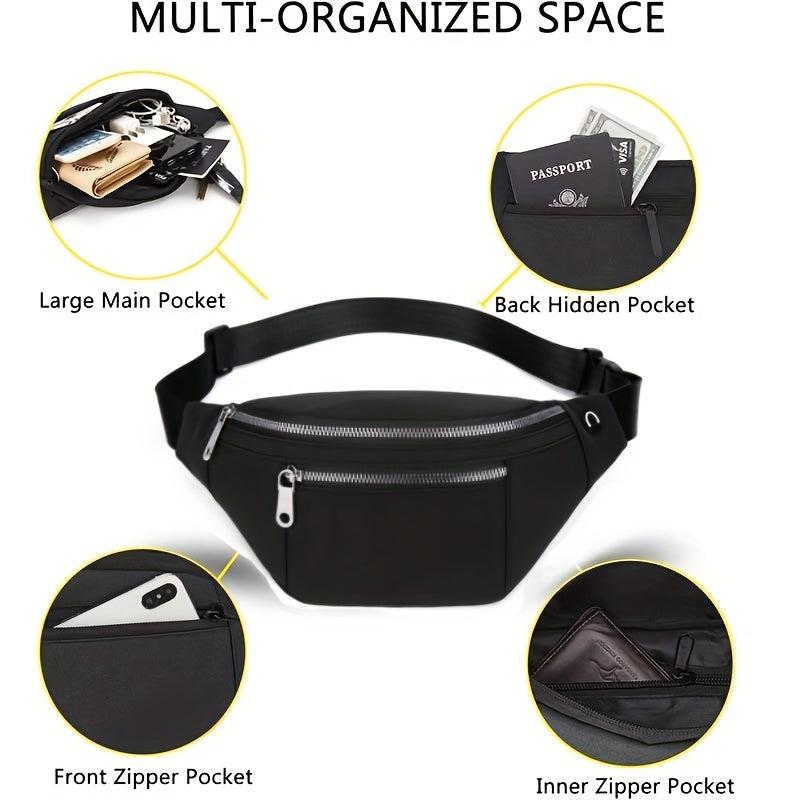 Men's Outdoor Sports Waist Bag For Travel Running Hiking Cycling