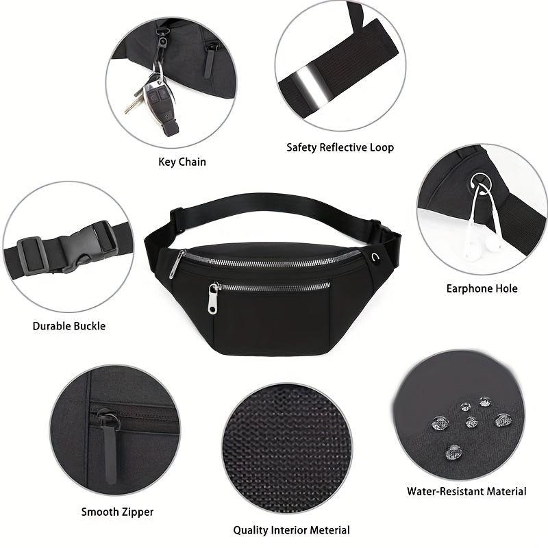 Men's Outdoor Sports Waist Bag For Travel Running Hiking Cycling