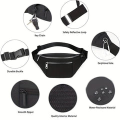 Men's Outdoor Sports Waist Bag For Travel Running Hiking Cycling