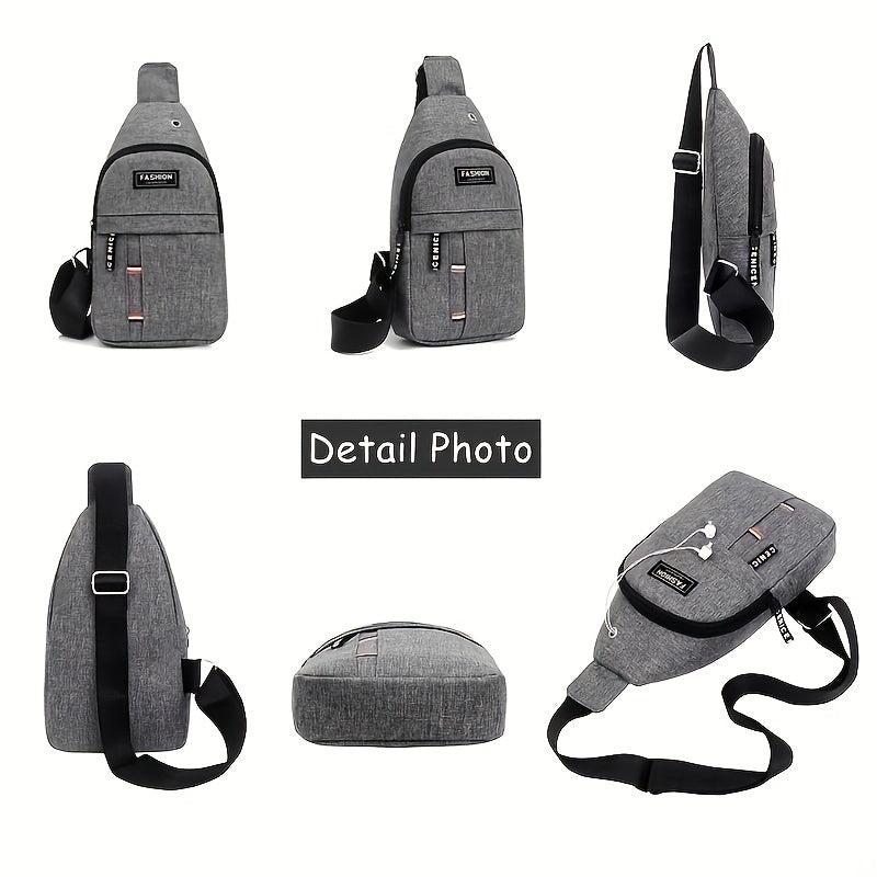 Men's Chest Bags Casual Waist Bags NylonTravel Bags Waterproof