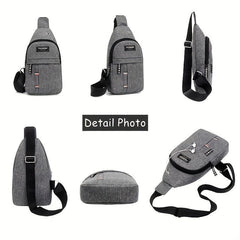 Men's Chest Bags Casual Waist Bags NylonTravel Bags Waterproof
