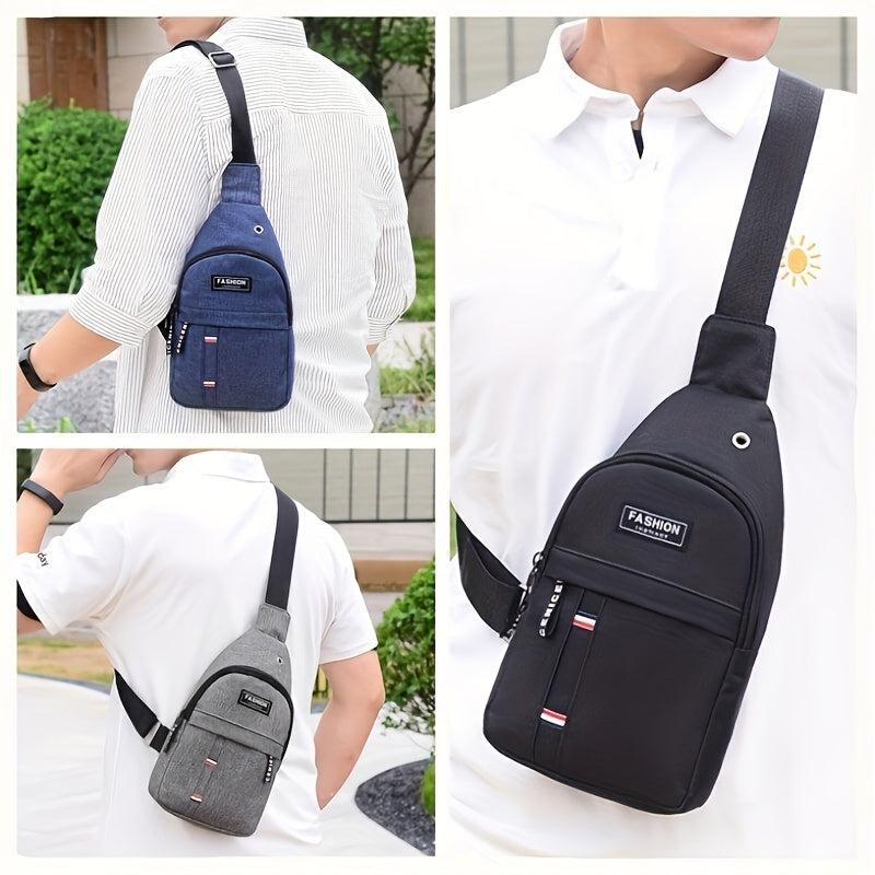 Men's Chest Bags Casual Waist Bags NylonTravel Bags Waterproof
