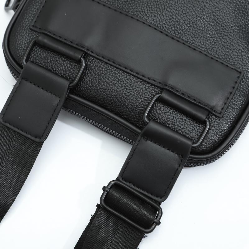 Men's Crocodile Pattern Messenger Bag Satchel