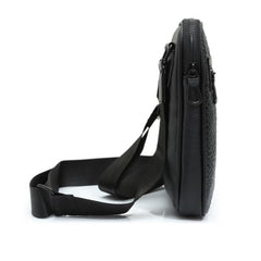 Men's Crocodile Pattern Messenger Bag Satchel