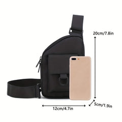 Men's Small Messenger Bag for Sports Cycling Running Hiking