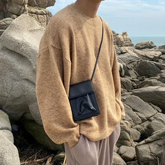 Men's Messenger Bag Shoulder Bag Large Capacity Casual Personalized