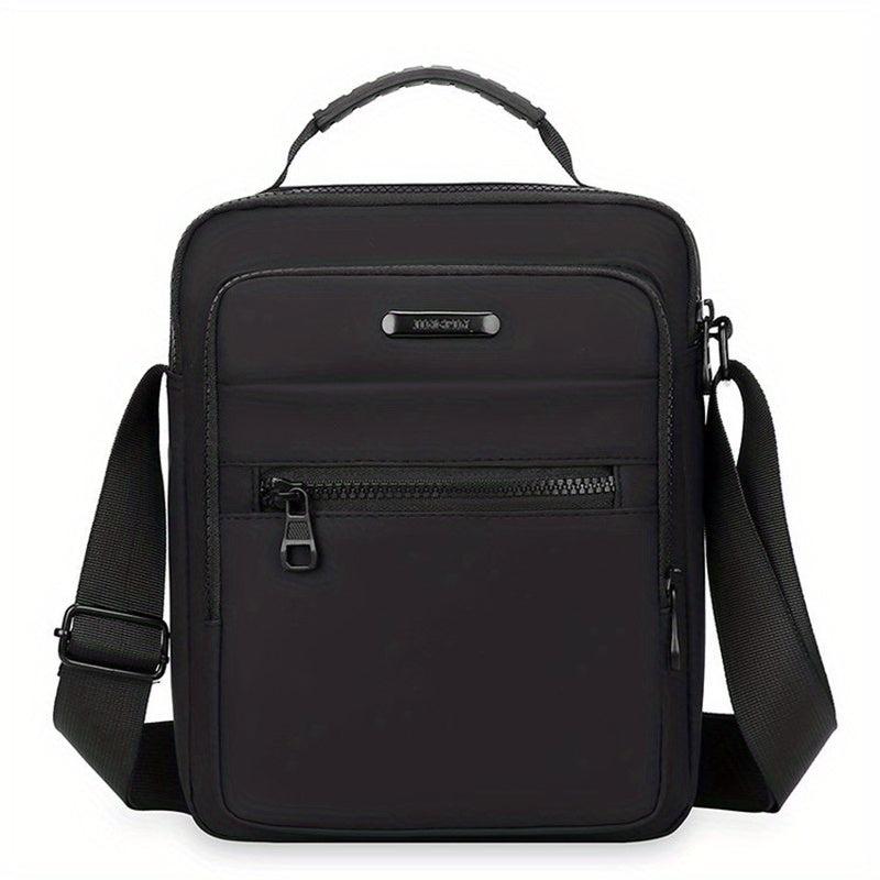 Men's Solid Shoulder Bag Crossbody Bag Multifunctional Diagonal Shoulder Bag