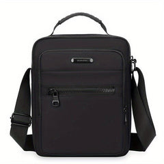 Men's Solid Shoulder Bag Crossbody Bag Multifunctional Diagonal Shoulder Bag