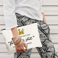 Print Portable Storage Bag Lightweight Cosmetic Organizer Zipper Pouch