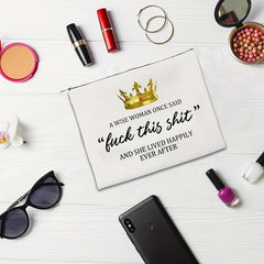 Print Portable Storage Bag Lightweight Cosmetic Organizer Zipper Pouch