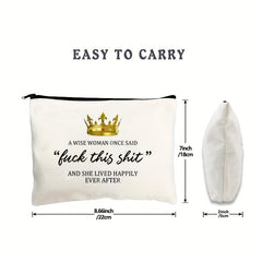 Print Portable Storage Bag Lightweight Cosmetic Organizer Zipper Pouch