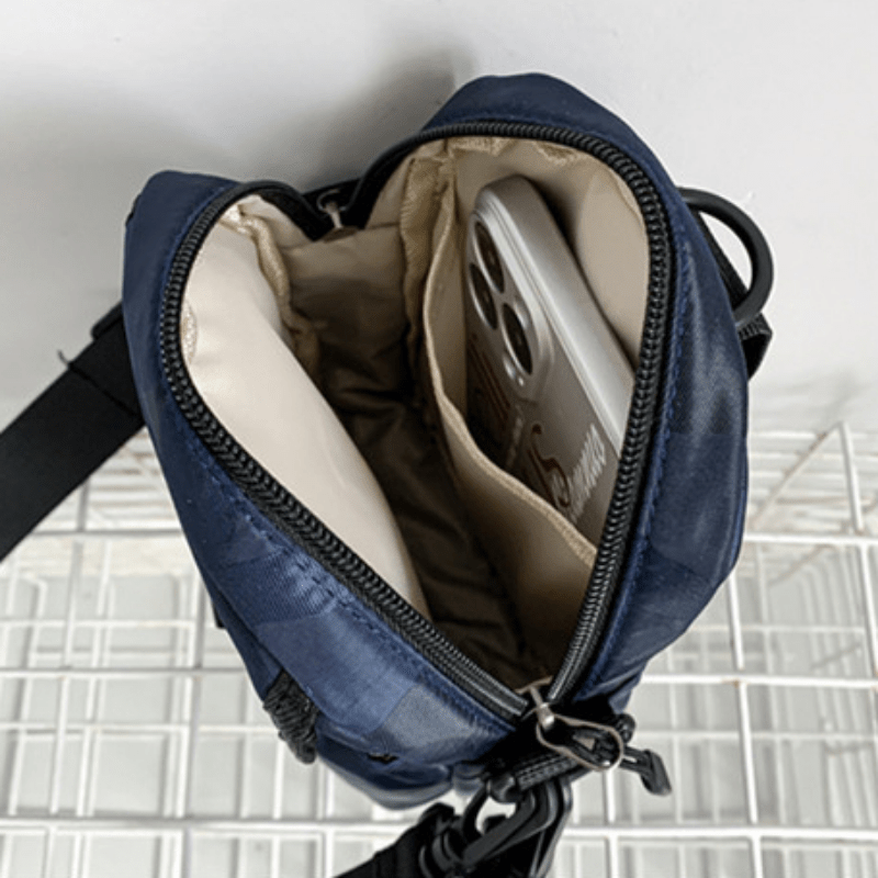 Men's Mini Messenger Bag Casual Satchel Mobile Phone Crossbody Shoulder Bag