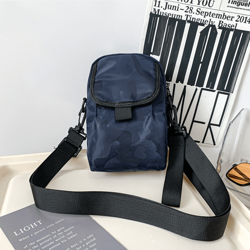 Men's Mini Messenger Bag Casual Satchel Mobile Phone Crossbody Shoulder Bag