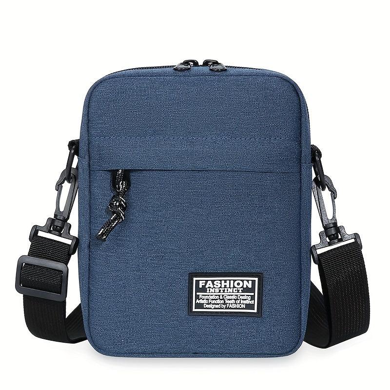 Men's Casual Small Shoulder Bag Square Crossbody Bag