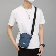 Men's Casual Small Shoulder Bag Square Crossbody Bag
