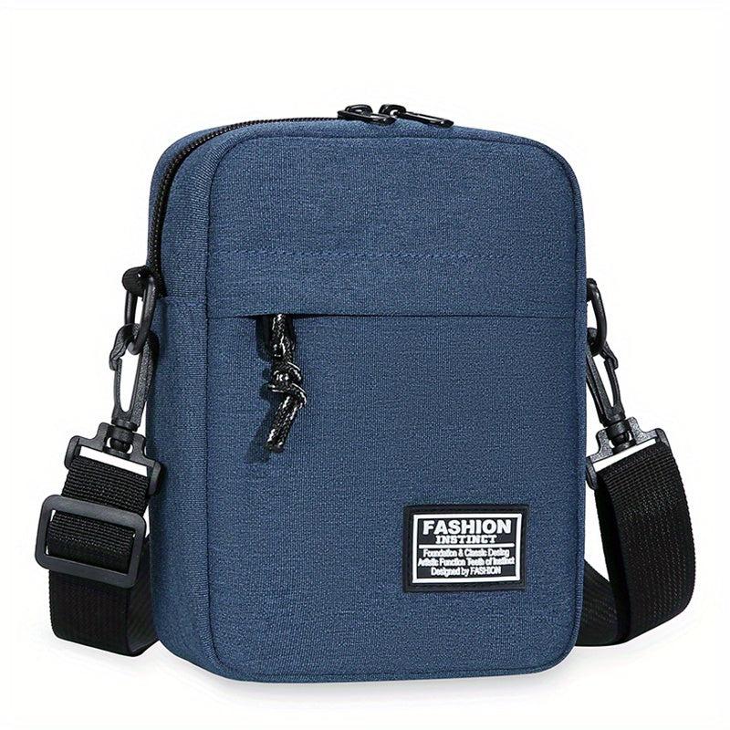Men's Casual Small Shoulder Bag Square Crossbody Bag