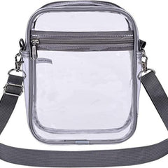 Transparent PVC Diagonal Shoulder Bag Waterproof Beach Coin Storage