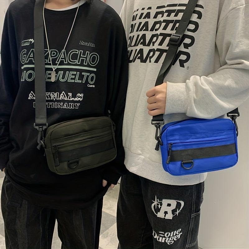 Men's Chest Bag Lightweight Messenger Bag Student Sports Travel Shoulder Bag