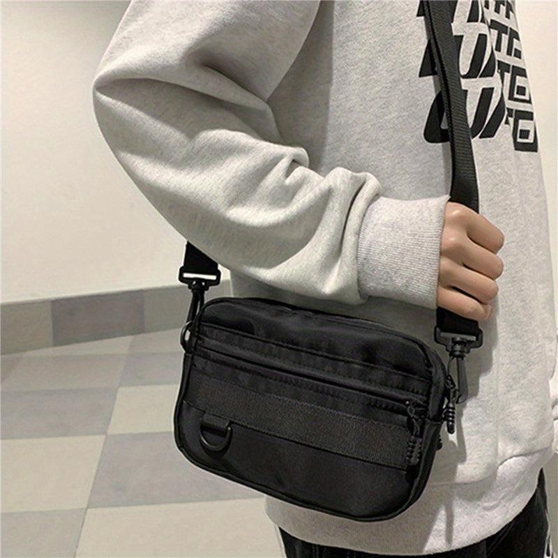 Men's Chest Bag Lightweight Messenger Bag Student Sports Travel Shoulder Bag
