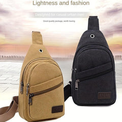 Men's Chest Bag Casual Phone Bag Crossbody Bag Multifunctional Shoulder Bag