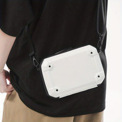 Men's Waterproof Mini Square Bag Diagonal Shoulder Bag for Travel