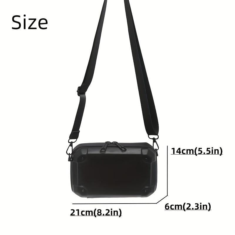 Men's Waterproof Mini Square Bag Diagonal Shoulder Bag for Travel