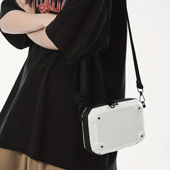 Men's Waterproof Mini Square Bag Diagonal Shoulder Bag for Travel