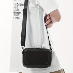 Men's Waterproof Mini Square Bag Diagonal Shoulder Bag for Travel