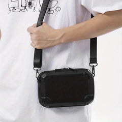Men's Waterproof Mini Square Bag Diagonal Shoulder Bag for Travel