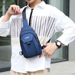 Men's Chest Bag Daily Commuting Messenger Bag Sports Backpack