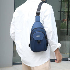 Men's Chest Bag Daily Commuting Messenger Bag Sports Backpack