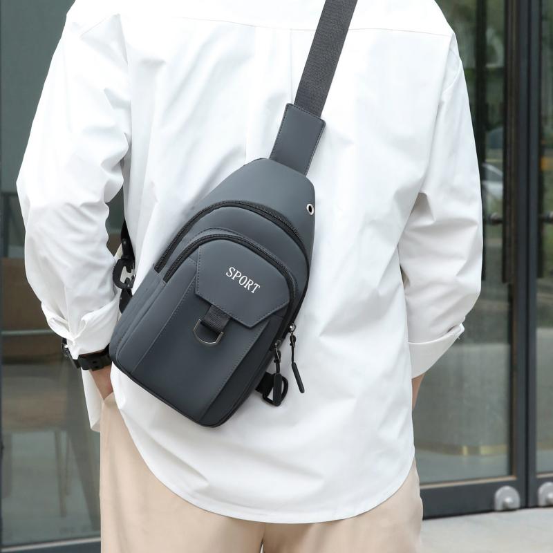 Men's Chest Bag Daily Commuting Messenger Bag Sports Backpack