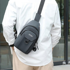 Men's Chest Bag Daily Commuting Messenger Bag Sports Backpack