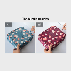 Large Capacity Toiletry Bag Travel Storage Bag Portable Square Storage Bag
