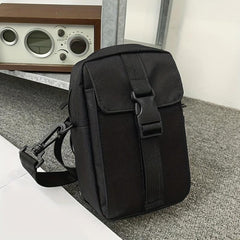Mini Diagonal Bag One Shoulder Crossbody Bag Men's Small Chest Nylon Canvas Slin