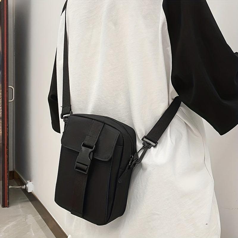 Mini Diagonal Bag One Shoulder Crossbody Bag Men's Small Chest Nylon Canvas Slin