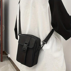 Mini Diagonal Bag One Shoulder Crossbody Bag Men's Small Chest Nylon Canvas Slin