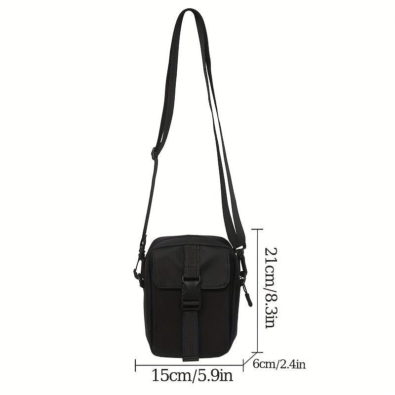 Mini Diagonal Bag One Shoulder Crossbody Bag Men's Small Chest Nylon Canvas Slin