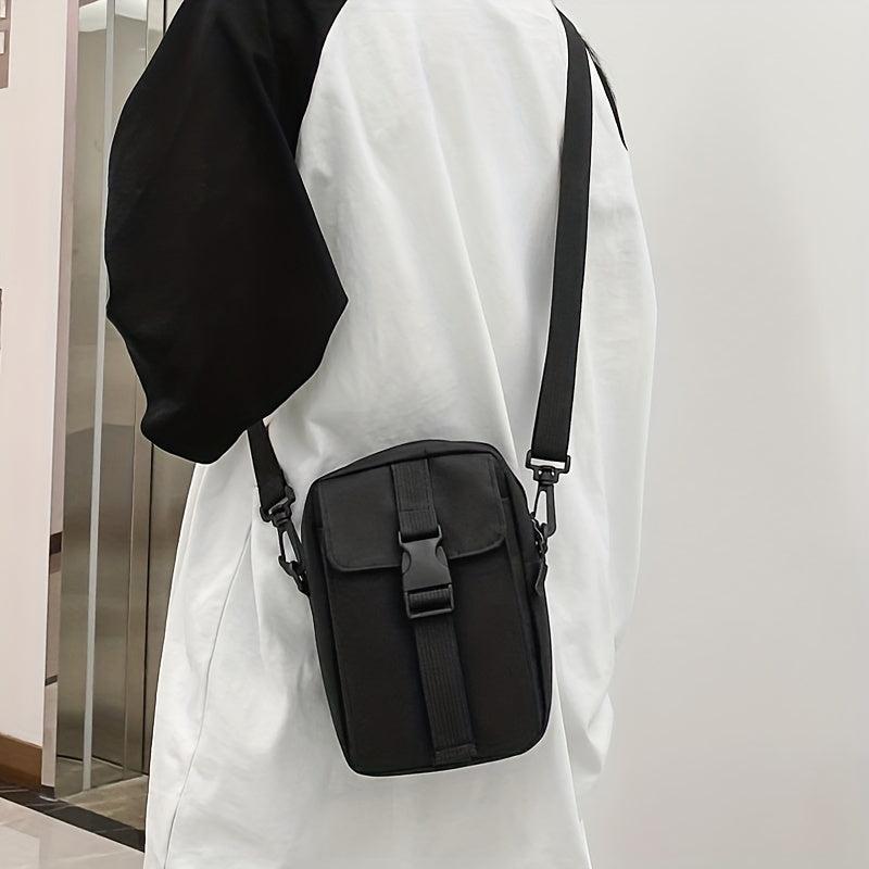 Mini Diagonal Bag One Shoulder Crossbody Bag Men's Small Chest Nylon Canvas Slin